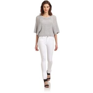 BCBGMaxAzria Melia Raglan Sleeve Gray Sweater Women’s Medium
